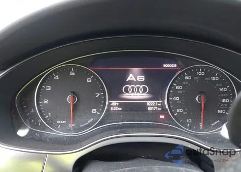 2016 Audi A6 3.0T Premium Plus из США, поврежденный, VIN WAUFGAFC1GN001259